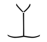 Bodys Sexy Vêtements de Nuit Sexy Bodys Vêtements de Nuit Sexy Soutien-Gorge Dos Nu Mode Harnais Réglable Lingerie Sexy Soutien-gorge String pour Femmes Sous-vêtements, Noir , taille unique