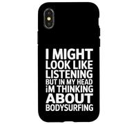 Bodysurfing : dire écouter mais Penser aux Vagues Coque pour iPhone X/XS