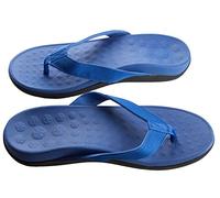 Bodytec Wellbeing Sandales orthopédiques avec grand soutien de la voûte plantaire et soulagement de la fasciite plantaire - Bleu - bleu, 40 EU