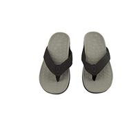 Bodytec Wellbeing Sandales orthopédiques avec un excellent soutien de la voûte plantaire et soulagement des fascitites plantaires, gris, 37 EU