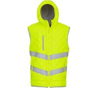 Bodywarmer à capuche haute visibilité Yoko KENSINGTON Jaune 3XL