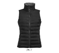 Bodywarmer Femme - Sol's - Wave - Noir - 2XL - Doudoune sans manche XXL