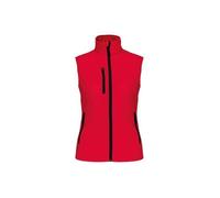 Bodywarmer Softshell femme Kariban imperméable - Rouge L