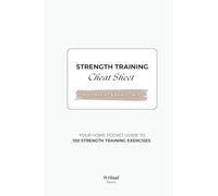 Bodyweight & Bands Strength Training Cheat Sheet: Pocket Book for At-Home Workouts with Exercise Cues & Illustrations | 4" x 6"