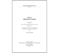 Boece, Opuscula Sacra. Volume 2. De Sancta Trinitate, De Persona Et Duabus Naturis (Traites I Et V): Texte Latin De L'edition De Claudio Moreschini