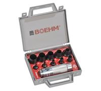 boehm Jeu d'outils de poinçonnage d'anneaux Boehm complet dans un récipient, plage de poinçonnage : 3-20 mm Quantité:1
