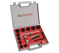boehm Jeu d'outils de poinçonnage d'anneaux Boehm complet dans un récipient, plage de poinçonnage : 3-30mm Quantité:1