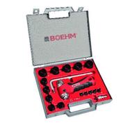 boehm Jeu d'outils de poinçonnage d'anneaux Boehm complet dans un récipient, plage de poinçonnage : 3-30mm Quantité:1