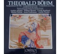 BOEHM Theobald (Germania); BOISMORTIER Joseph Bodin de (Francia) - BOEHM, Theobald: Compositions for Flute - Duettino D-dur n.66; Nel cor più non mi sento, op.4; Grande polonaise D-dur, op.16; Andante pastorale, op.31; Romanza F-dur n.68; Fantasie sur un airFantasie sur un air allemand E-dur, op.22; Fantaisie uber ein thema von Schubert As-dur n. 67; Elegie As-dur, op.47 - BOISMORTIER Koncert n.1 G dur, (2.Satz)-ORF S 018822-Vinyl LP-ORFEO - Germania-BOEHM Theobald (Germania); BOISMORTIER Joseph Bodin de (Francia)-ADORJAN Andras (flauto traverso); BENNETT Willi