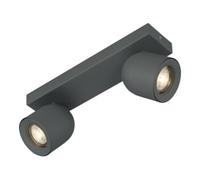 boehmer Böhmer Spot plafond 2xGU10 structure gris 42002 Quantité:1