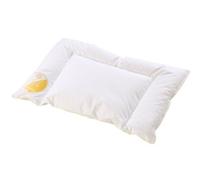 Böhmerwald 169600-39 Coussin plat pour enfant avec duvet et plumettes 40 x 60 cm (Blanc)