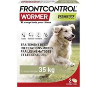 Boehringer Frontcontrol Wormer XL Chien 2 Comprimés