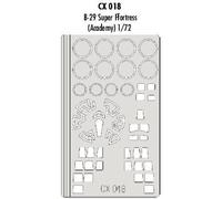 Boeing B-29 Superfortress (Pour Maquettes Academy) (Fait À Partir De Bande Jaune De Kabuki Japonais)-Eduard
