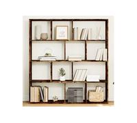 Boekenkast 132x29x141,5 cm bewerkt hout gerookt eikenkleurig3310311