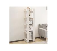 Vidaxl Bibliothèque/Séparateur De Pièce Blanc 41x35x160 Cm Pin Solide Blanc
