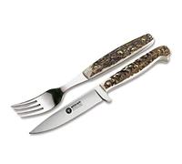 Böker Arbolito Salida Couverts de Camping en Corne de cerf Marron