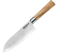 Böker Manufaktur Solingen 130437DAM Santoku couteau damas 17,2 cm marron