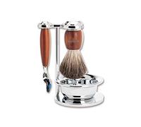 Böker Manufaktur Solingen Set de rasage en bois de prunier 04BO194SOI