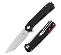 BÖKER PLUS Fire Ant Black - Couteau de poche Premium Flipper avec balle dentée - Couteau pliant léger conforme à la norme 42a - Couteau EDC avec clip et pince - Couteau pliant Droppoint