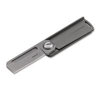 BÖKER PLUS Rocket Titan Couteau de poche en acier 9Cr13CoMoV et titane de couleur grise - 10,70 cm