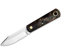 Böker Solingen Böker Manufaktur Solingen Barlow BFF couteau fixe avec étui cuir Marron foncé