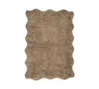 Boel & Jan Tapis en coton Curly 80x110 cm. Beige