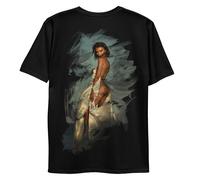 BOÉLL T-shirt pour homme Ari Any - Haut de gamme pour homme avec déclaration, force et respect, coupe régulière, respirant, Noir - Couleur :, L