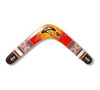 Buffalo Boomerang Falcon Ori Print – Bipales en bois, Droitier, Portée 35 m – G