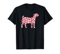 Boer Goat Show Pink Leopard for Boer Goat Show mom T-Shirt