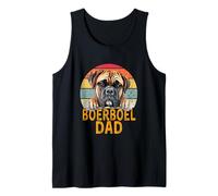 Boerboel Dog Dad Retro Sunset Style Mes Chiens sont Mon Cardio Débardeur