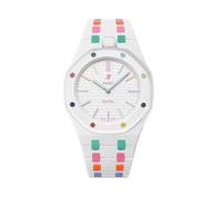 BoerHang Bracelet Compatible avec Swatch Royal Pop, Le boîtier et le Bracelet en Céramique sont intégrés, et il est doté d'une Boucle en Acier Inoxydable.