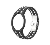 BoerHang Bracelet Compatible avec Swatch Royal Pop, Le boîtier et le Bracelet en Céramique sont intégrés, et il est doté d'une Boucle en Acier Inoxydable.