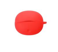 BoerHang Coque Compatible avec QCY Crossky C50i, Coque de Protection Antichoc en Silicone [LED Frontale Visible] Compatible avec QCY Crossky C50i.Rouge