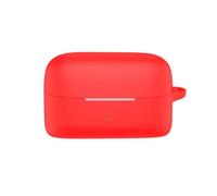BoerHang Coque Compatible avec QCY MeloBuds N70/N70i. | Coque de Protection Antichoc en Silicone [LED Frontale Visible] Compatible avec QCY MeloBuds N70/N70i.Rouge