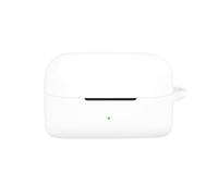 BoerHang Coque Compatible avec QCY MeloBuds N70/N70i. | Coque de Protection Antichoc en Silicone [LED Frontale Visible] Compatible avec QCY MeloBuds N70/N70i.Blanc