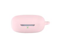 BoerHang Coque Compatible avec Shokz OpenFit Air 2. | Coque de Protection Antichoc en Silicone [LED Frontale Visible] Compatible avec Shokz OpenFit Air 2.Rose