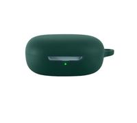 BoerHang Coque Compatible avec Shokz OpenFit Air 2. | Coque de Protection Antichoc en Silicone [LED Frontale Visible] Compatible avec Shokz OpenFit Air 2.Vert foncé