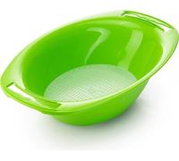 Börner Bac de récupération pour la râpe à légumes V5 PowerLine en blanc - Tamis pour l'égouttage, Couleur:Vert