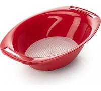 Börner Bac de récupération pour la râpe à légumes V5 PowerLine en blanc - Tamis pour l'égouttage, Couleur:Rouge