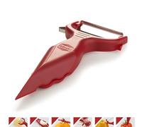 Börner Éplucheur 6 en 1 avec 6 fonctions Pour pommes de terre/asperges rouge