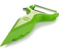 Börner Éplucheur à garnir 6 en 1 vert Éplucheur de fruits et légumes Éplucheur d'asperges Éplucheur de pommes de terre Éplucheur de concombres Râpe végétalienne Râpe à légumes, Couleur:Orange