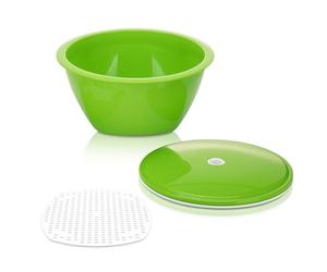 Börner Multimaker & Multiplate, Bol avec couvercle sous vide vert