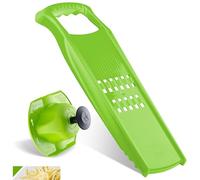 Börner Rösti PowerLine Râpe à Légumes (2 pièces) • Râpe à Légumes + Porte-Fruit pour Rösti Suisse, Galettes de Pommes de Terre ou de Courgettes • Idéale pour Pommes de Terre (Vert)