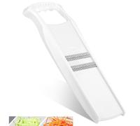 Börner Roko PowerLine Coupe-Légumes • Coupe-Julienne pour Fruits et Légumes • Râpe Julienne pour Fines Lamelles • Râpe Fine à Légumes • Mandoline de Cuisine (Blanc)