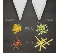 BÖRNER V1 Ensemble de démarrage de trancheuse de légumes, coupe-pommes de terre