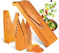 Börner V3 Rabot de cuisine avec support & Multibox Râpe, Coupe-pommes de terre, Couleur:Blanc