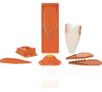 Börner V3 V-Hobel Profi Set, Râpe à cornichons Râpe à légumes Coupe-frites, Couleur:Orange