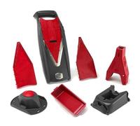 Börner Vital Slicer V5 avec distributeur de vinaigrette et station d'accueil, hachoir à fruits et légumes, 100 % sans BPA, lames en acier inoxydable, comme vu à la télévision, par Zestify
