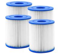 Boerni Bestway Lot de 4 cartouches filtrantes de rechange pour piscine Type I