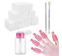 Boerni Kit de Dissolvant de Vernis à Ongles Gel avec Flacon de Dissolvant de Vernis à Ongles